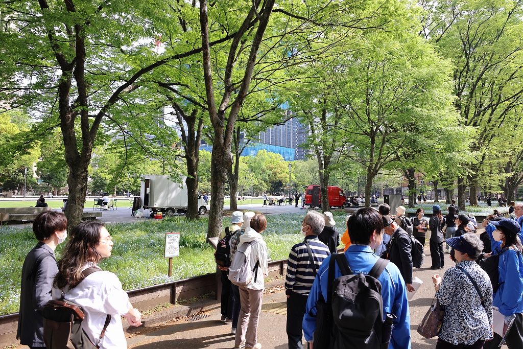 日比谷公園内を見学