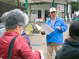 神代植物公園前に到着