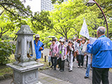 馬の水飲み場の跡