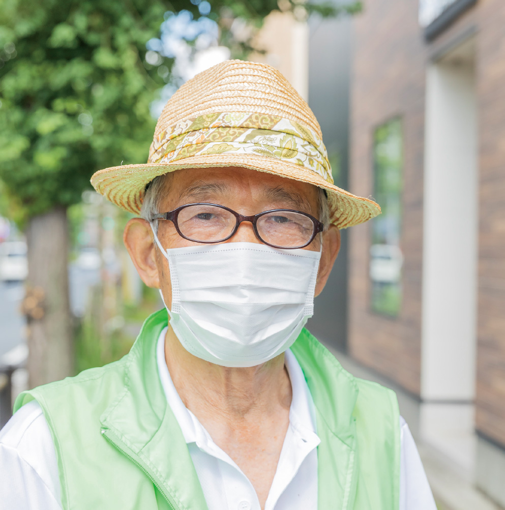 西綾瀬花むすび　代表 野尻和良さん