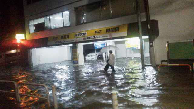 板橋区内の浸水状況