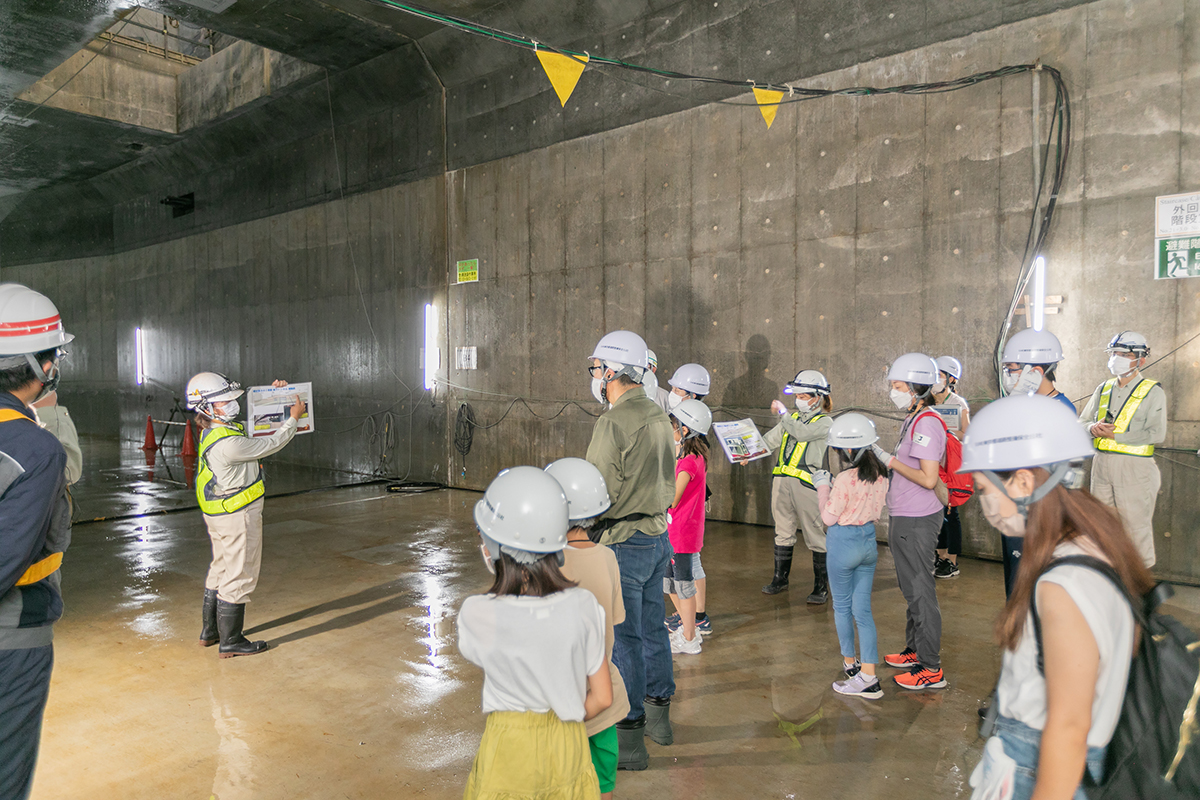 トンネル工事現場（雑司が谷）見学ツアー