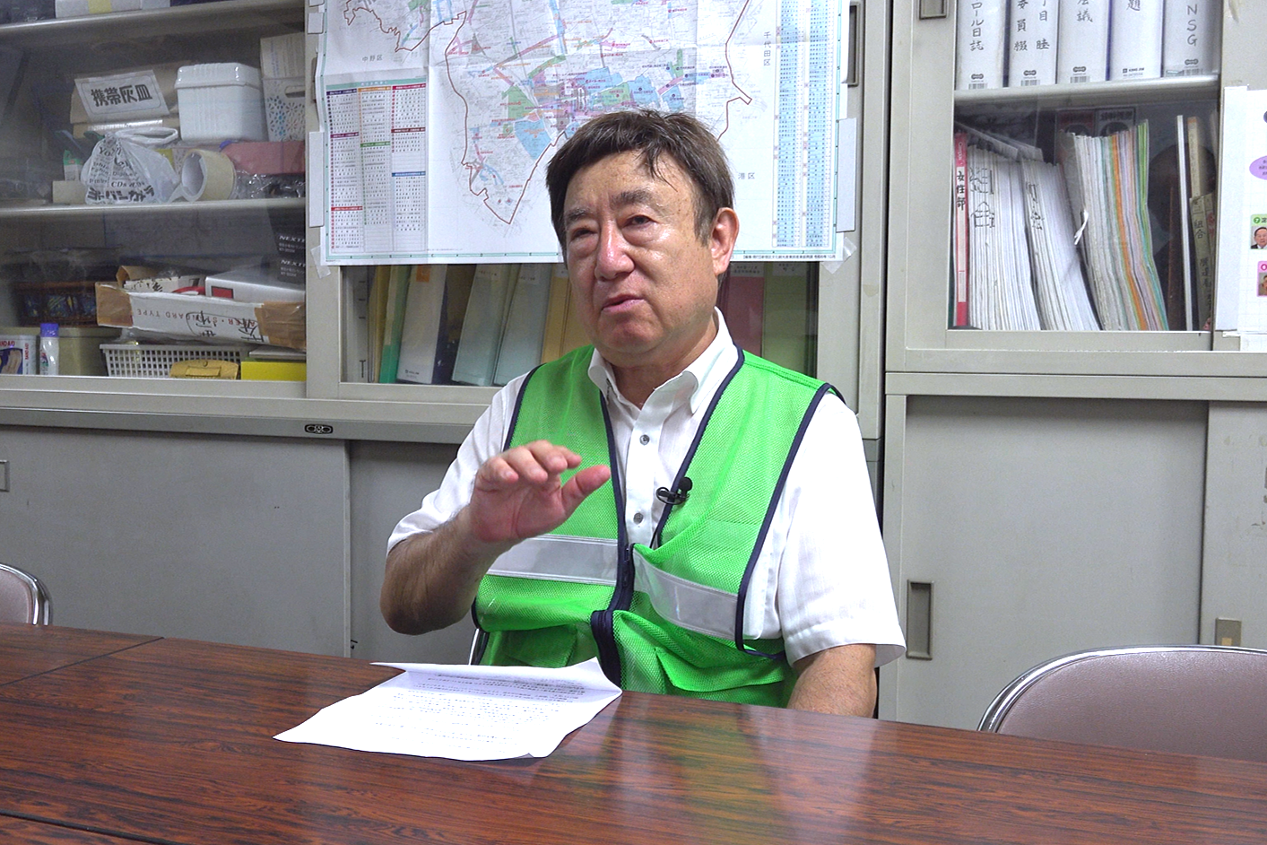 西新宿一丁目町会 会長　生田正博夫さん